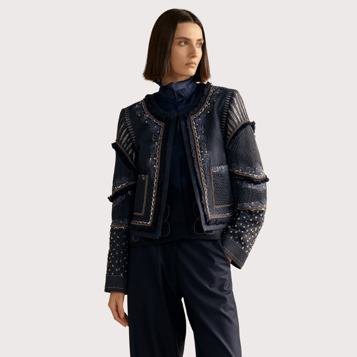 War Jacket - Midnight Blue by Hemji at White Label Project