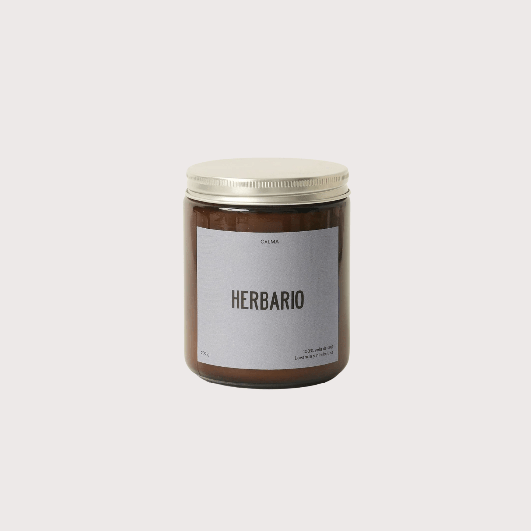 Scented Candle - Lavender and Lemon Verbena by Herbario at White Label Project
