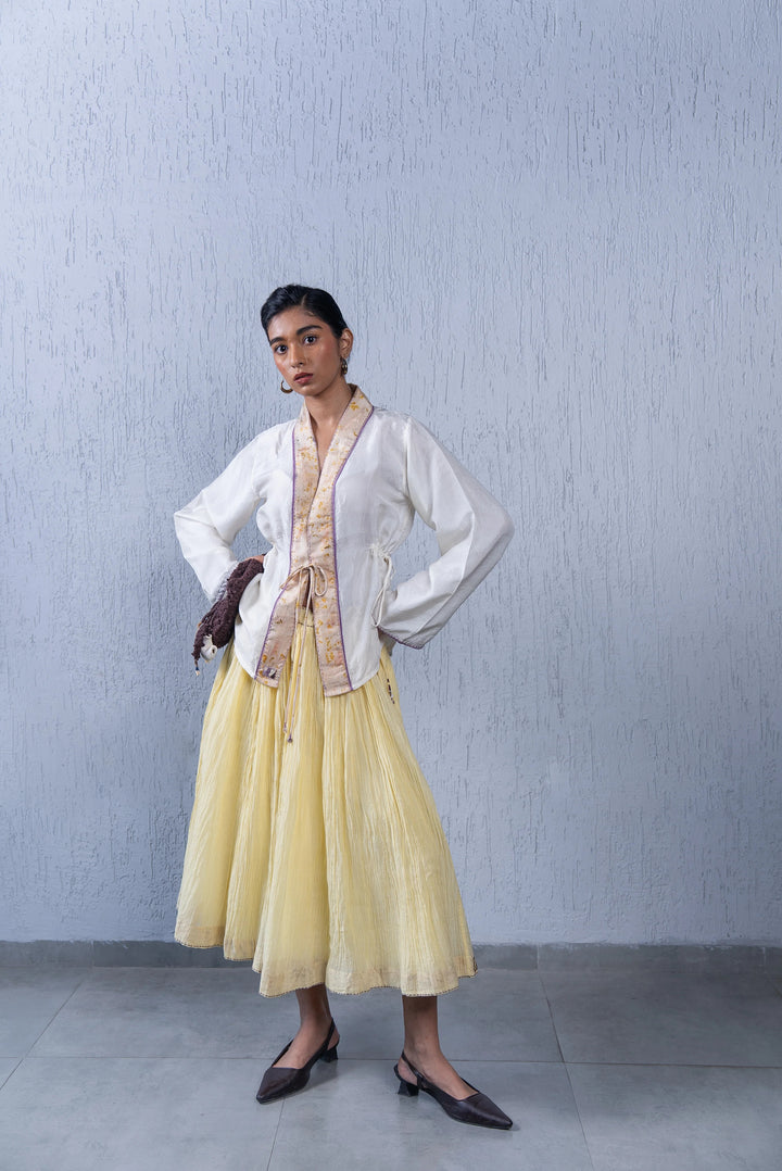 Unquiet Silk Kimono Blouse