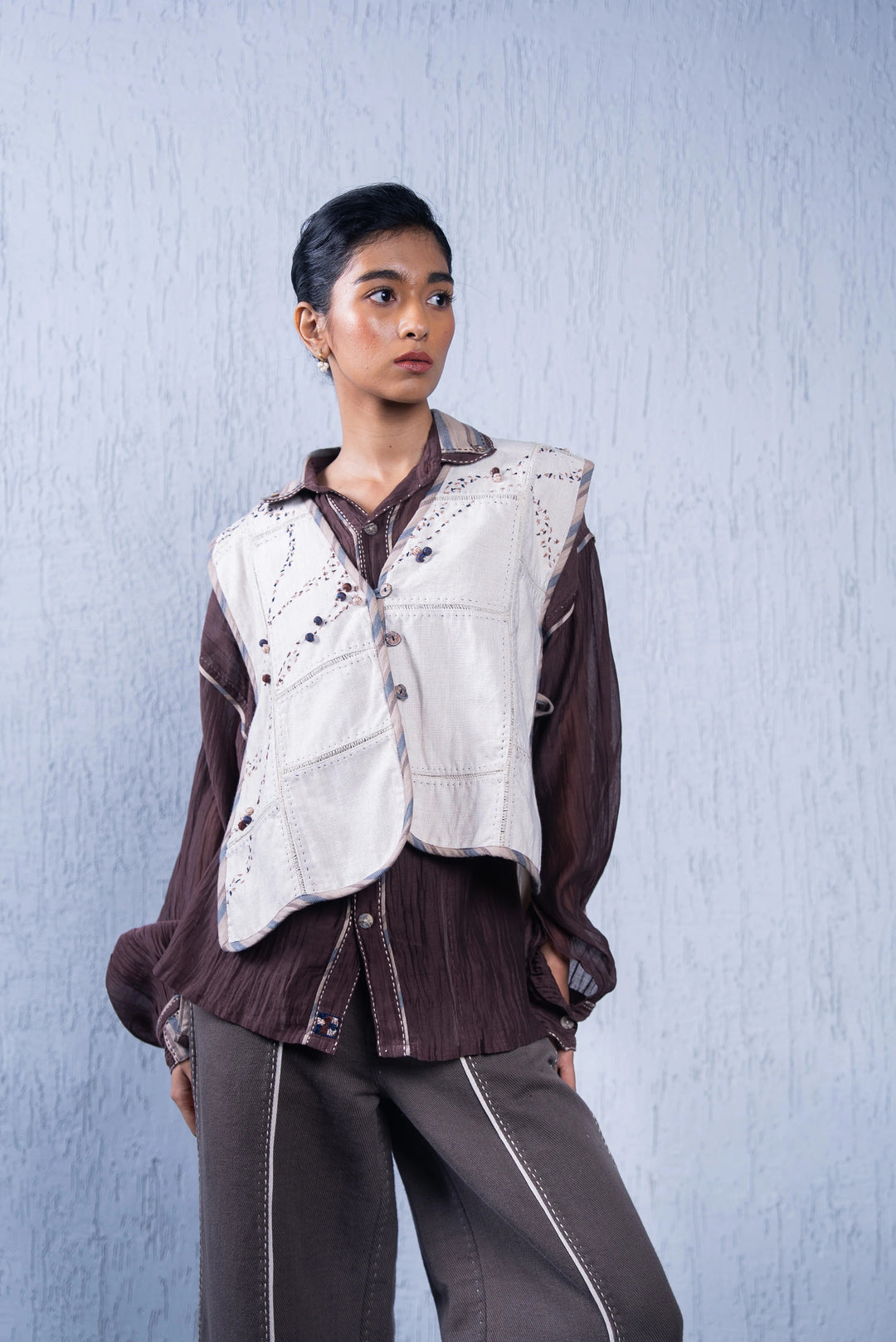 Unquiet Pique Lace Vest