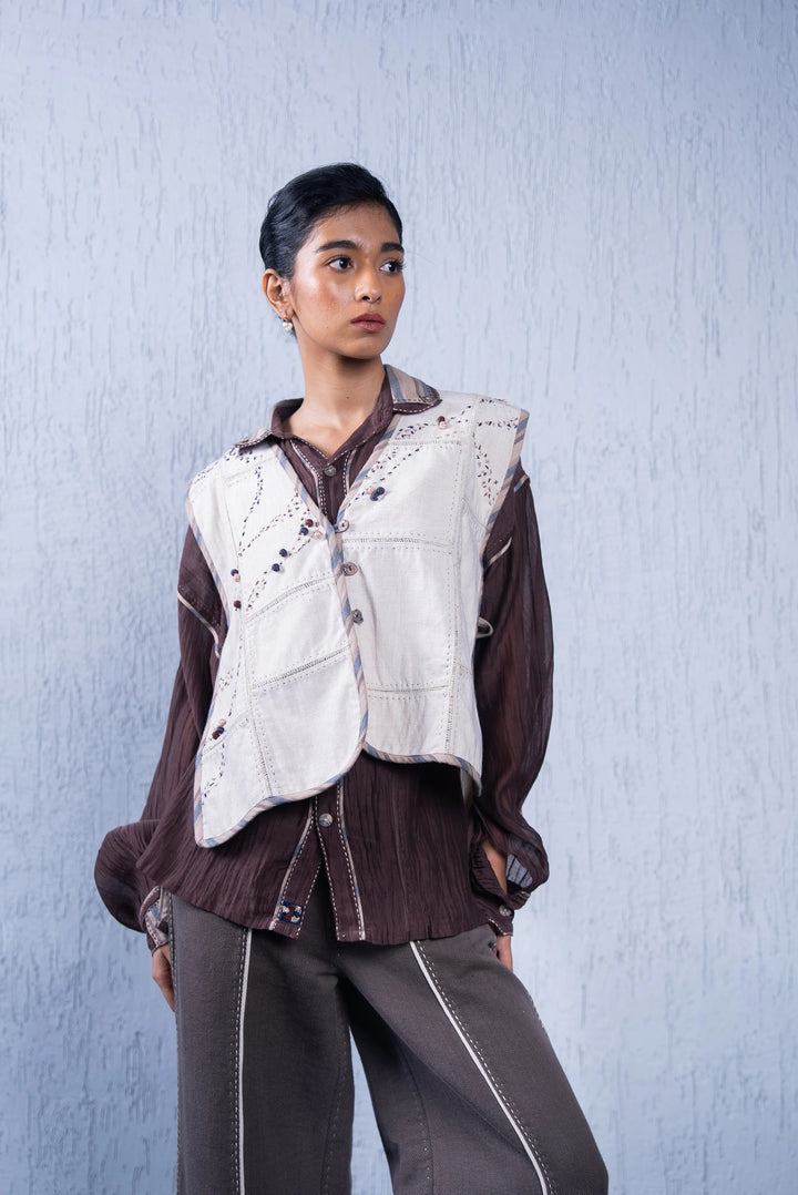 Unquiet Pique Lace Vest