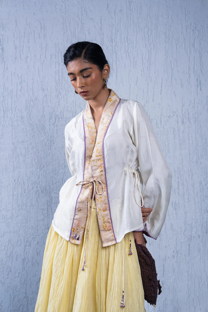 Unquiet Silk Kimono Blouse