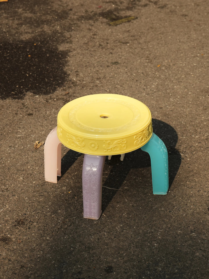 Squat Stool - Lemon