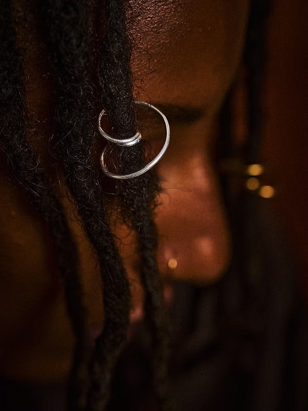 Orbit Hair Piece - Silver