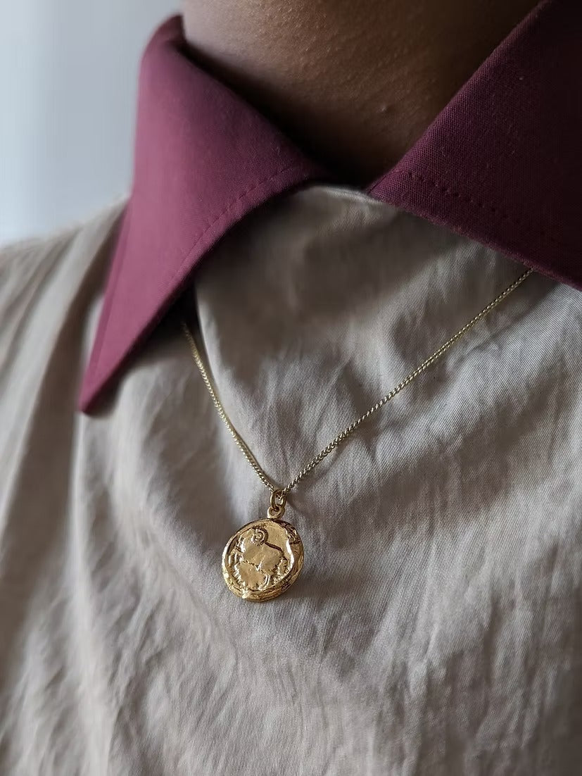 Aries Necklace - Gold by Kiala Kanzi at White Label Project