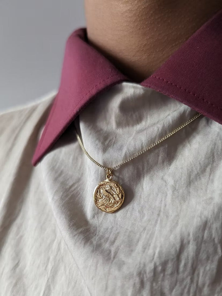 Cancer Necklace - Gold by Kiala Kanzi at White Label Project