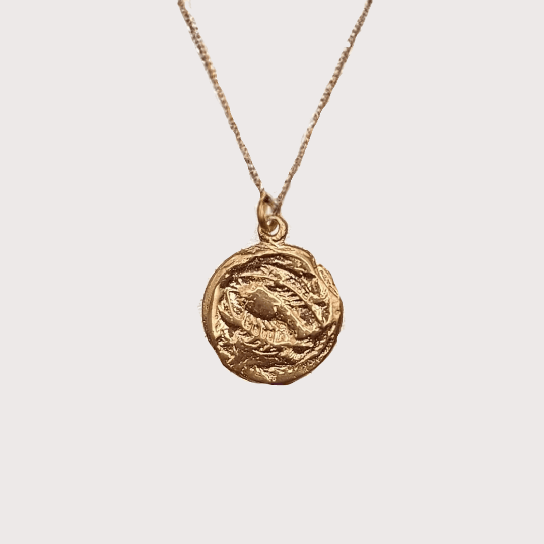 Cancer Necklace - Gold by Kiala Kanzi at White Label Project