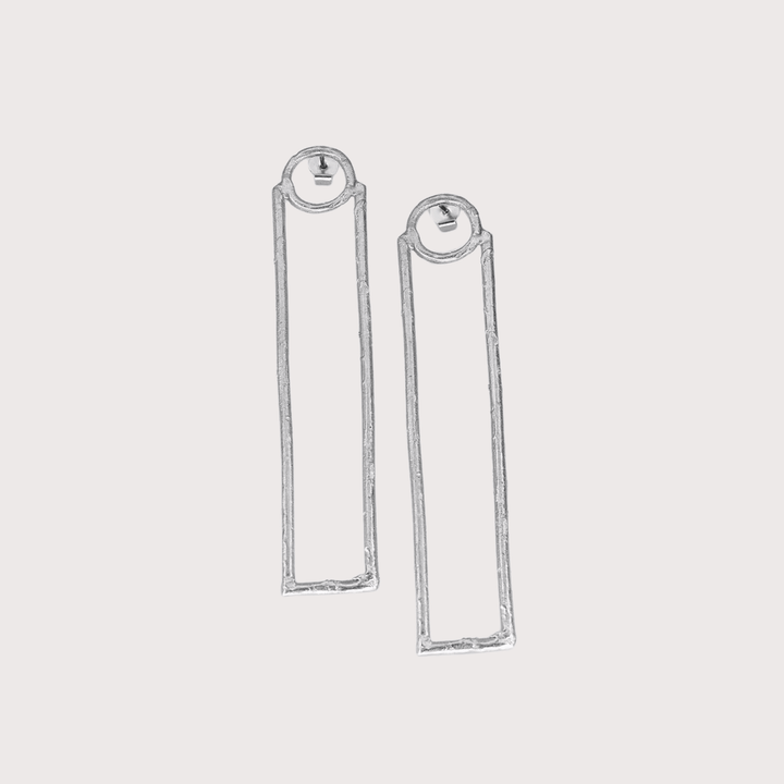 Chimes of Wisdom Earrings - Silver by Kiala Kanzi at White Label Project