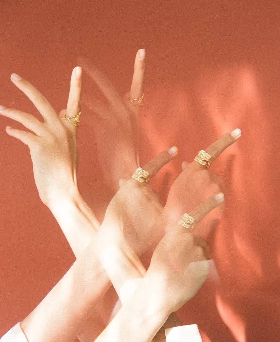 Heart of Matter Ring - Gold by Kiala Kanzi at White Label Project