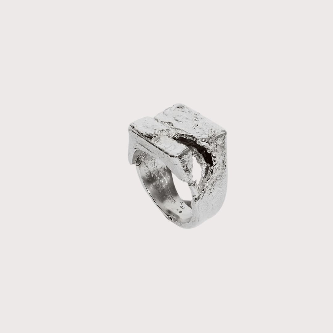 Heart of Matter Ring - Silver by Kiala Kanzi at White Label Project