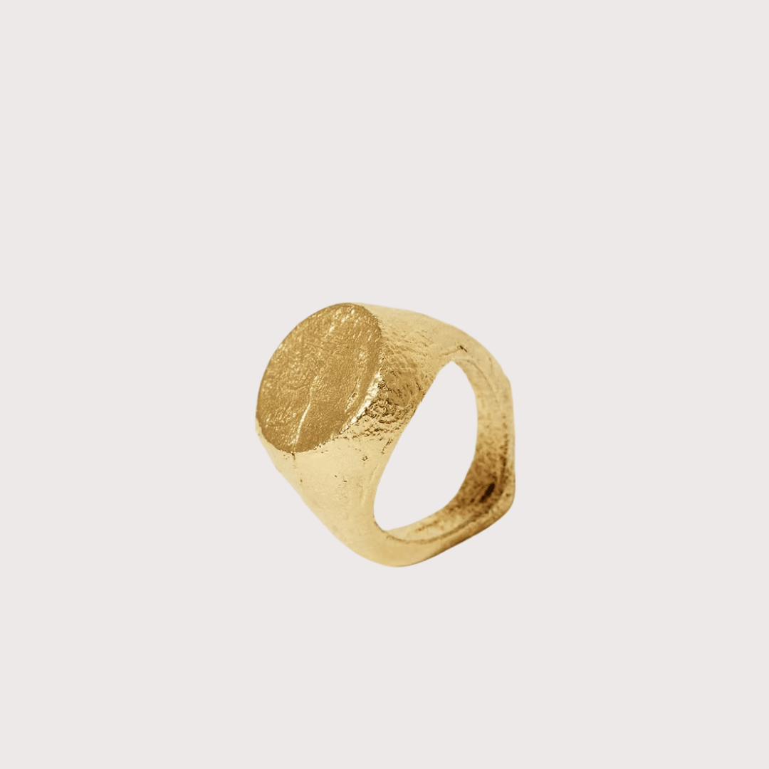 Inner Sun Ring - Gold by Kiala Kanzi at White Label Project