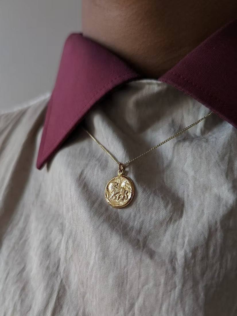 Leo Necklace - Gold by Kiala Kanzi at White Label Project