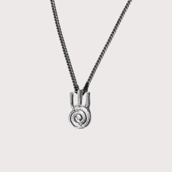 Lucky Charm Necklace - Silver by Kiala Kanzi at White Label Project