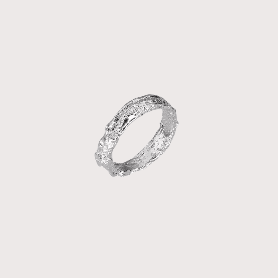 One Makes Two Double Ring - Silver by Kiala Kanzi at White Label Project