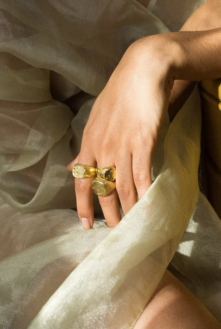 Orphan Moon Ring - Gold by Kiala Kanzi at White Label Project