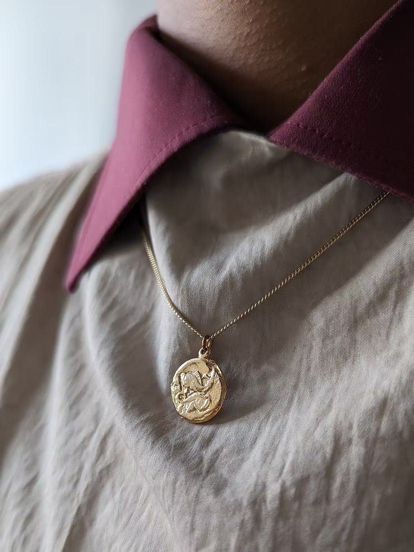 Pisces Necklace - Gold by Kiala Kanzi at White Label Project