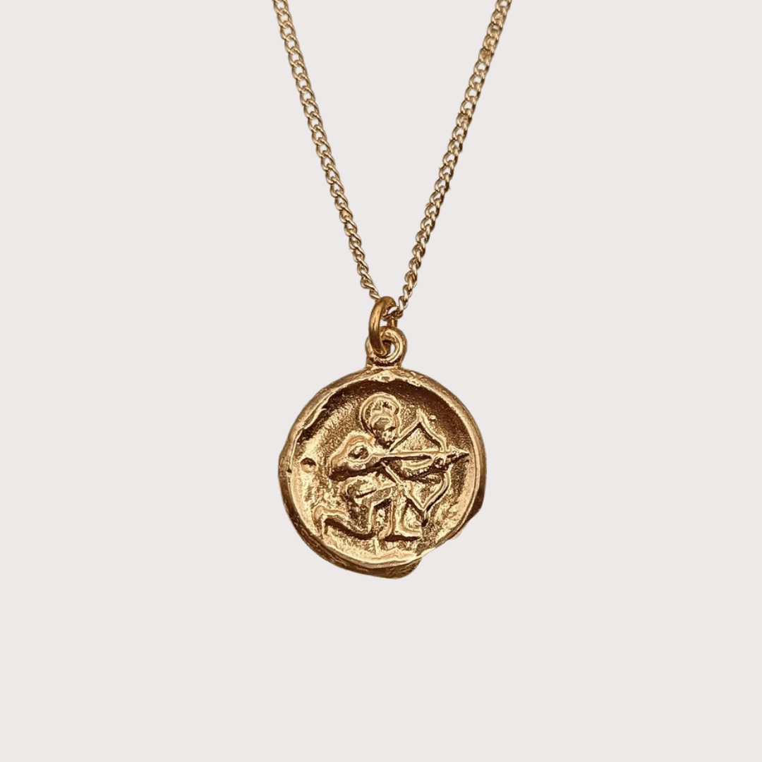 Sagittarius Necklace - Gold by Kiala Kanzi at White Label Project
