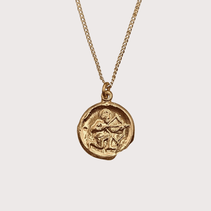 Sagittarius Necklace - Gold by Kiala Kanzi at White Label Project