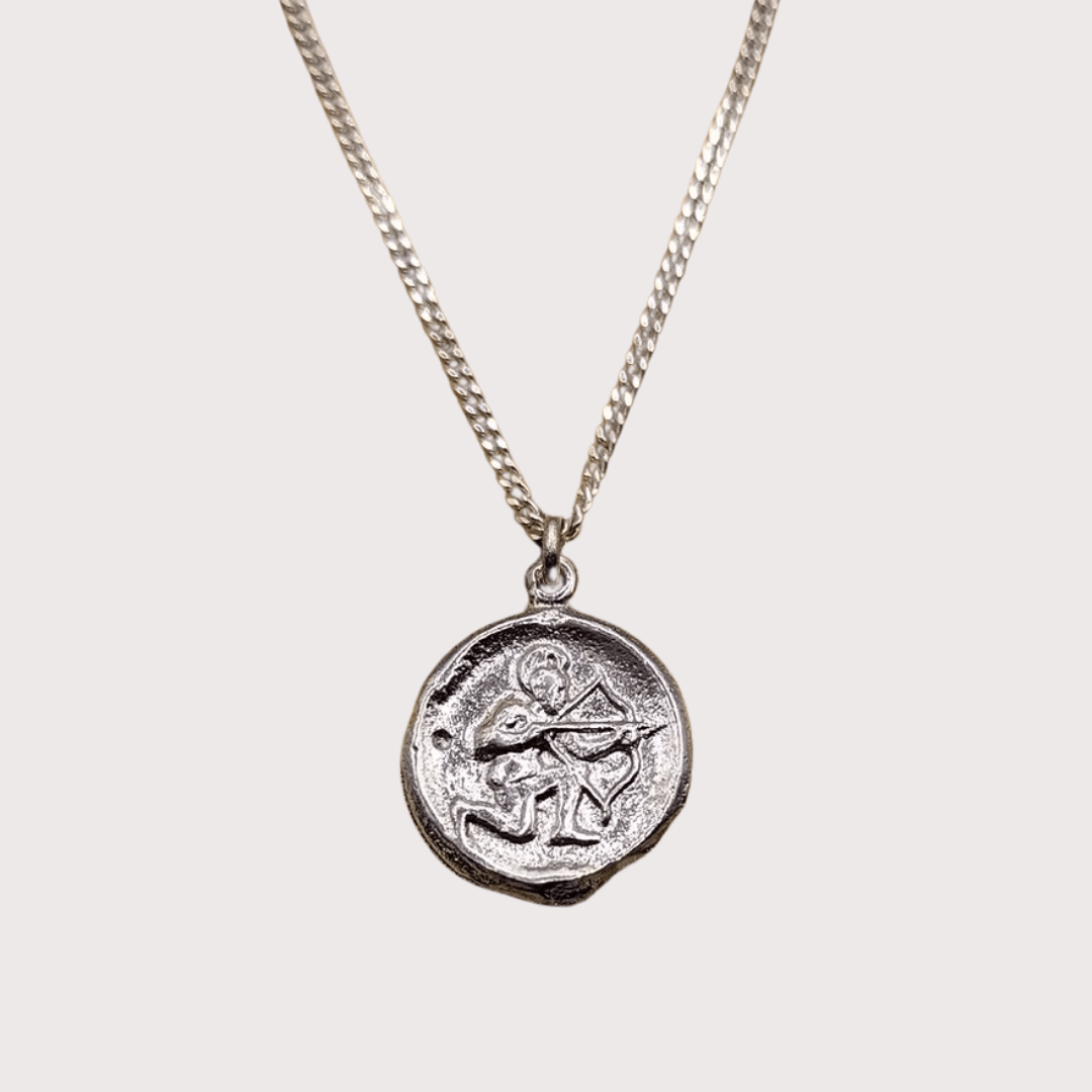 Sagittarius Necklace - Silver by Kiala Kanzi at White Label Project