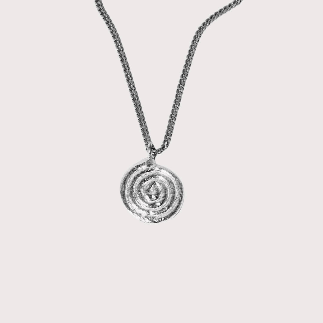 Spool of Life Necklace - Silver by Kiala Kanzi at White Label Project