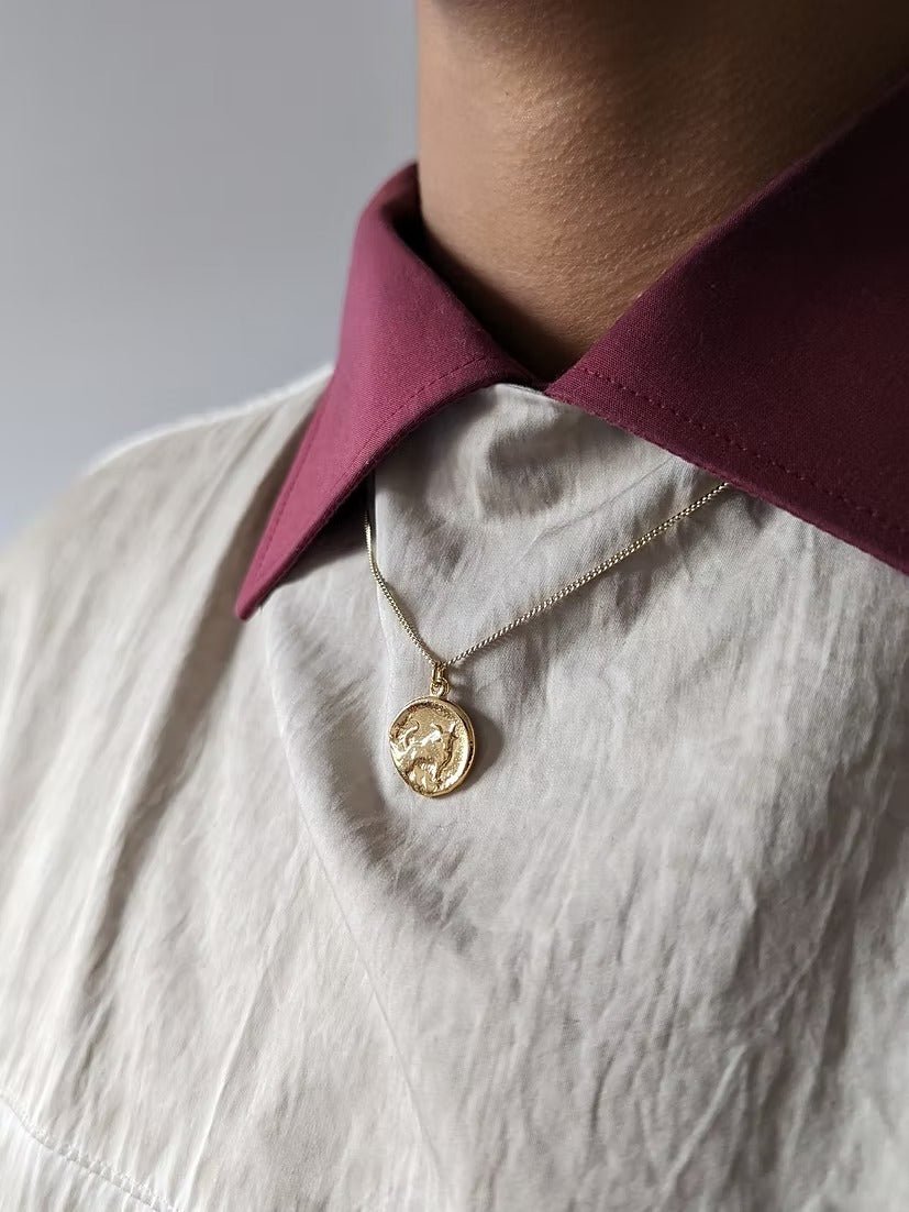 Taurus Necklace - Gold by Kiala Kanzi at White Label Project