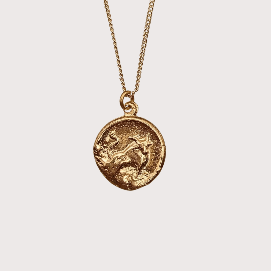 Taurus Necklace - Gold by Kiala Kanzi at White Label Project