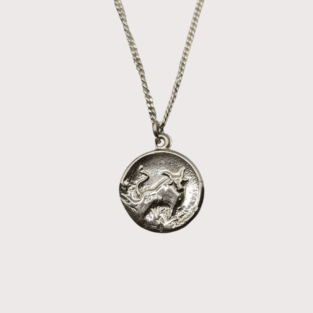 Taurus Necklace - Silver by Kiala Kanzi at White Label Project