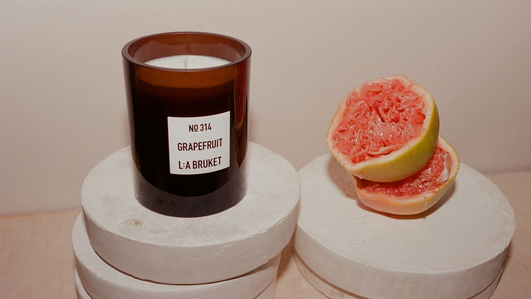 Grapefruit Candle by La Bruket at White Label Project