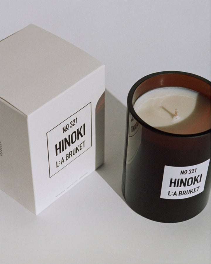 Hinoki Candle by La Bruket at White Label Project
