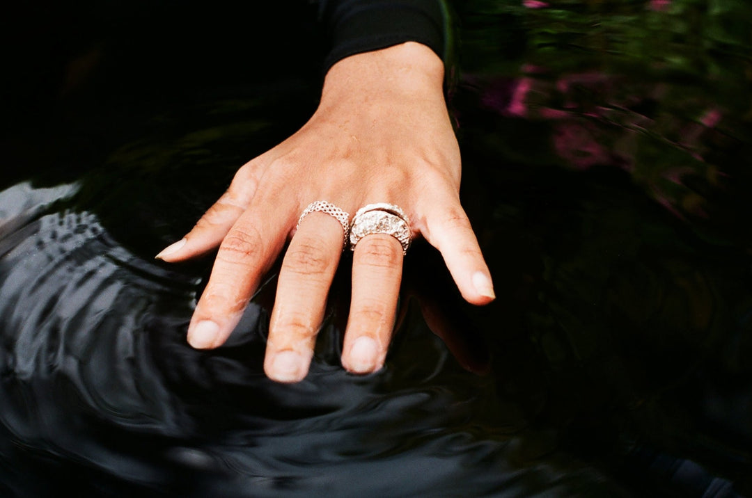 Calamar Ring - Silver by La Marea at White Label Project