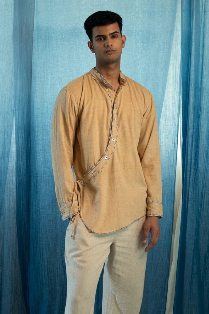 AY Angrakha Unisex Shirt by Lafaani at White Label Project