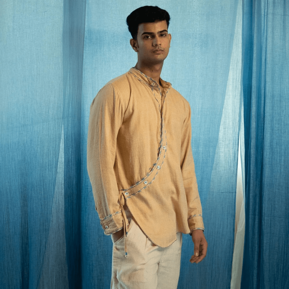 AY Angrakha Unisex Shirt by Lafaani at White Label Project