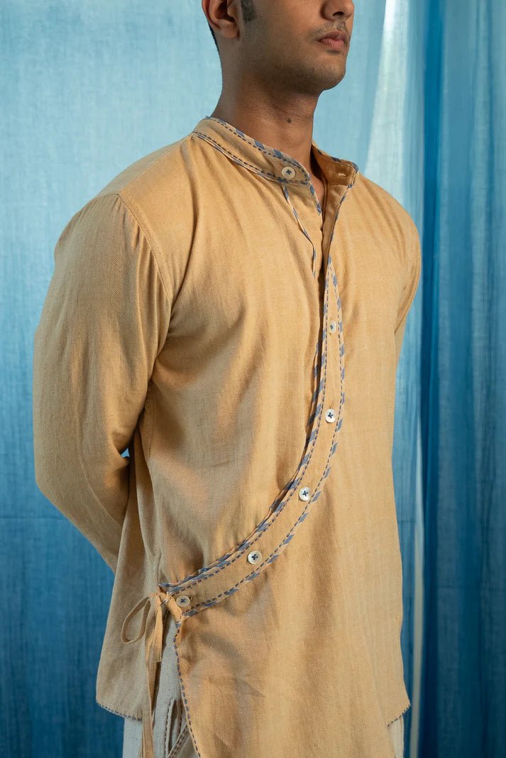 AY Angrakha Unisex Shirt by Lafaani at White Label Project