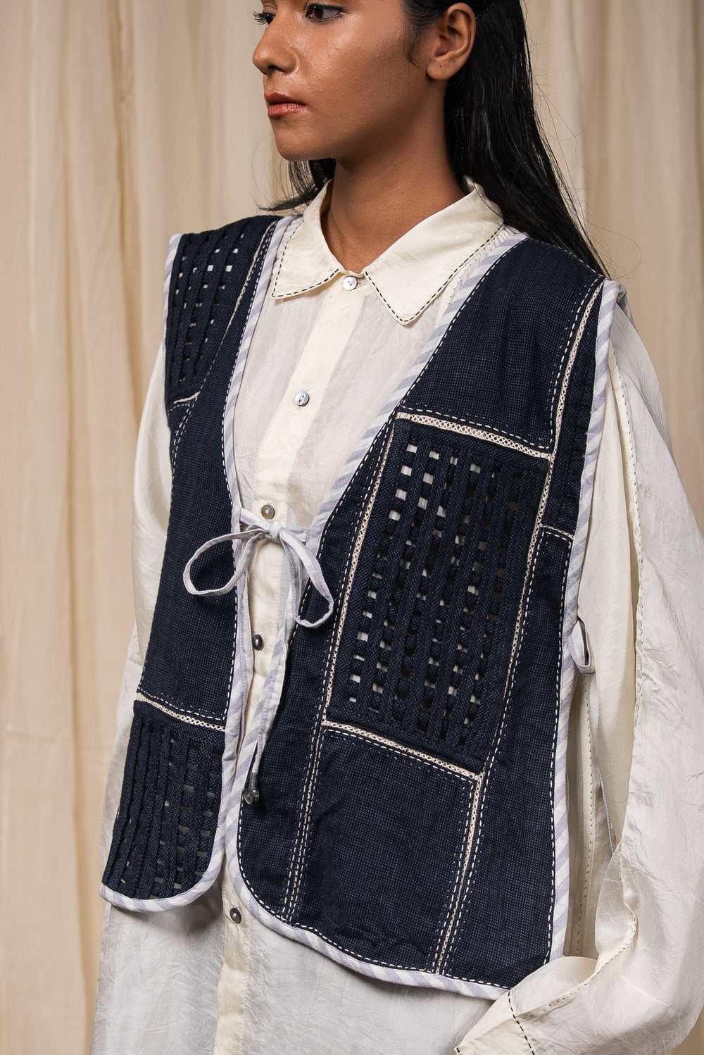 Grid Vest by Lafaani at White Label Project