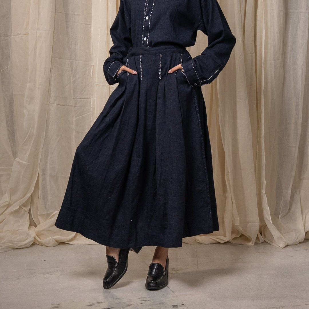 Pleat Skirt by Lafaani at White Label Project