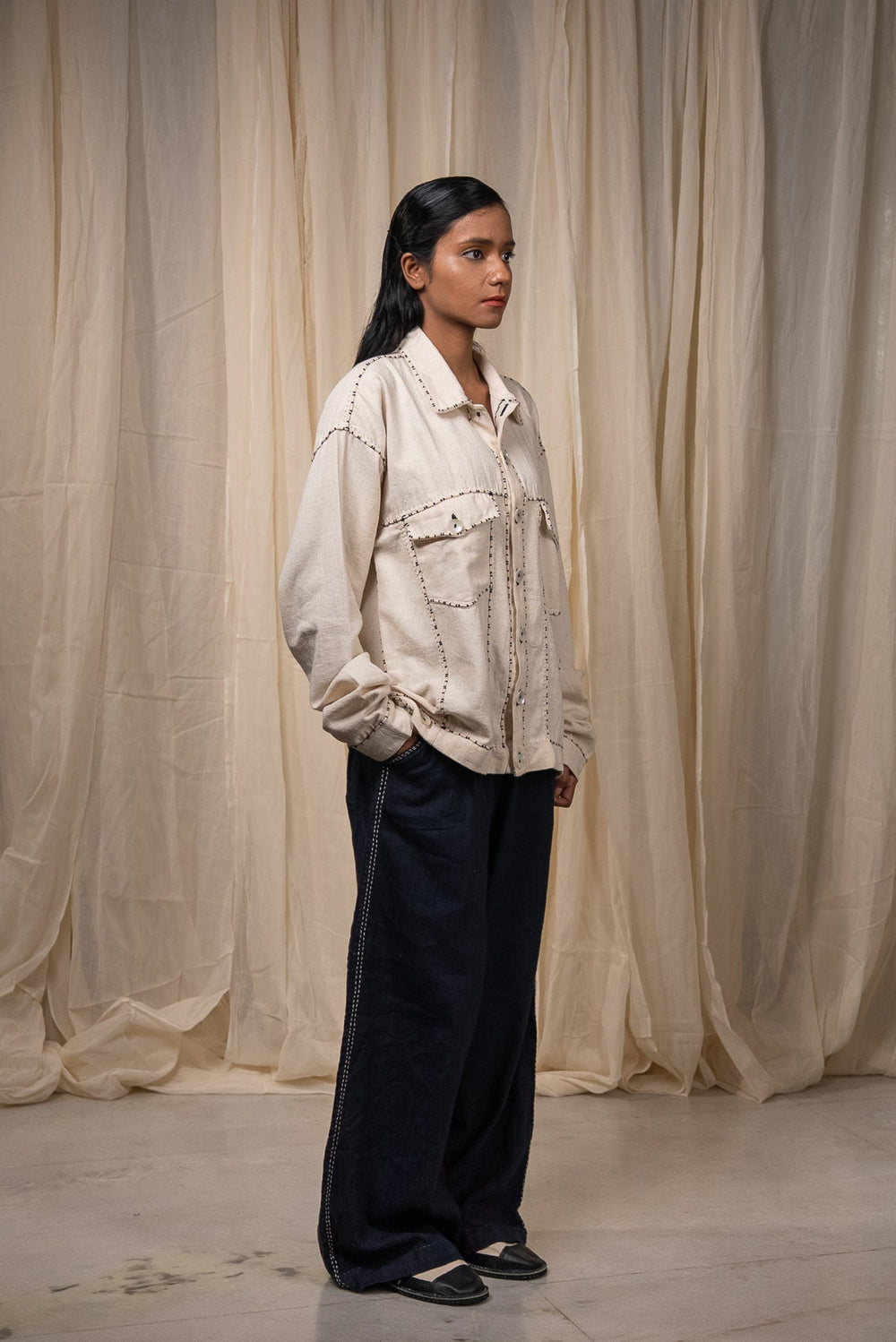 Trace Unisex Jacket by Lafaani at White Label Project