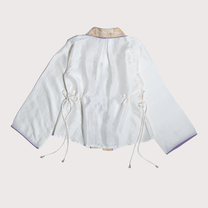 Unquiet Silk Kimono Blouse by Lafaani at White Label Project