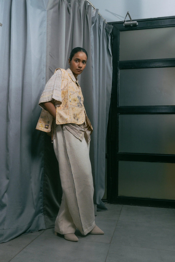 Unquiet Unisex Lace Bib by Lafaani at White Label Project