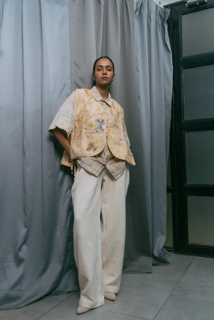 Unquiet Unisex Lace Bib by Lafaani at White Label Project