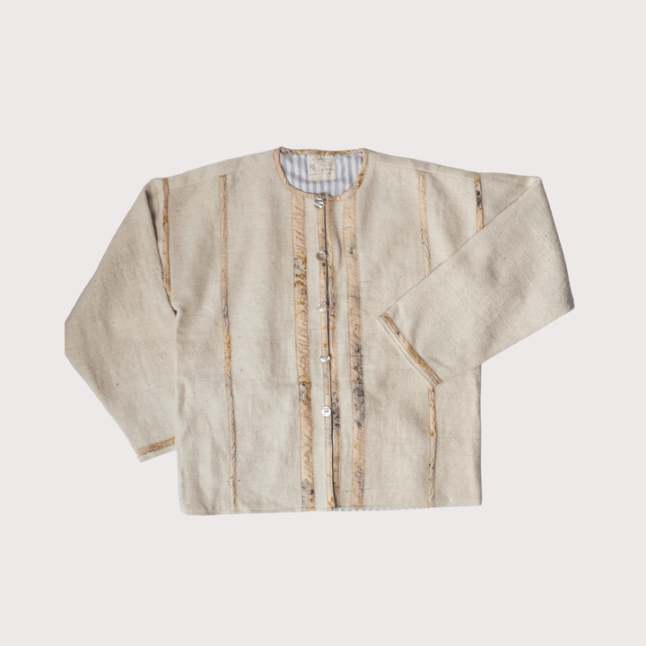 Unquiet Unisex Round-neck Jacket by Lafaani at White Label Project