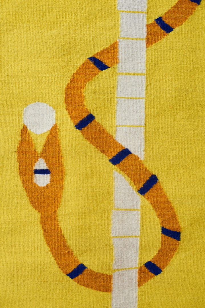 Serpiente Rug - Yellow by Lordag Sondag at White Label Project