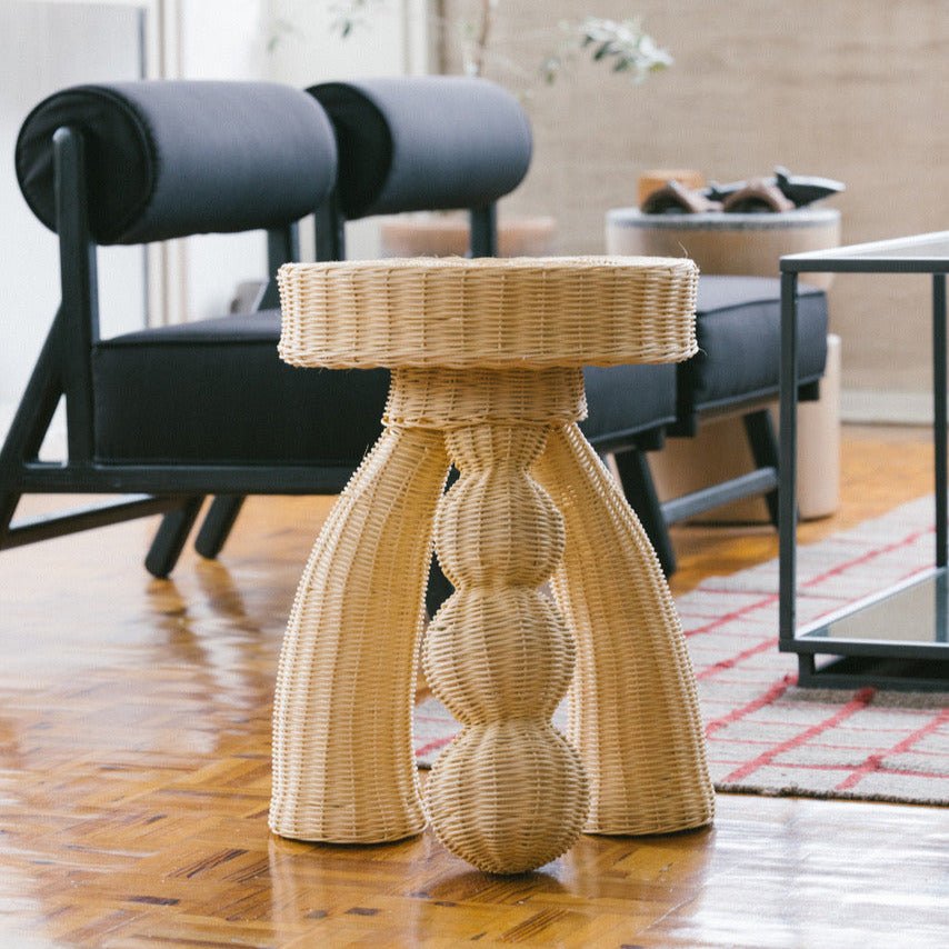 Pupa Side Table - Beige by Lordagsondag at White Label Project