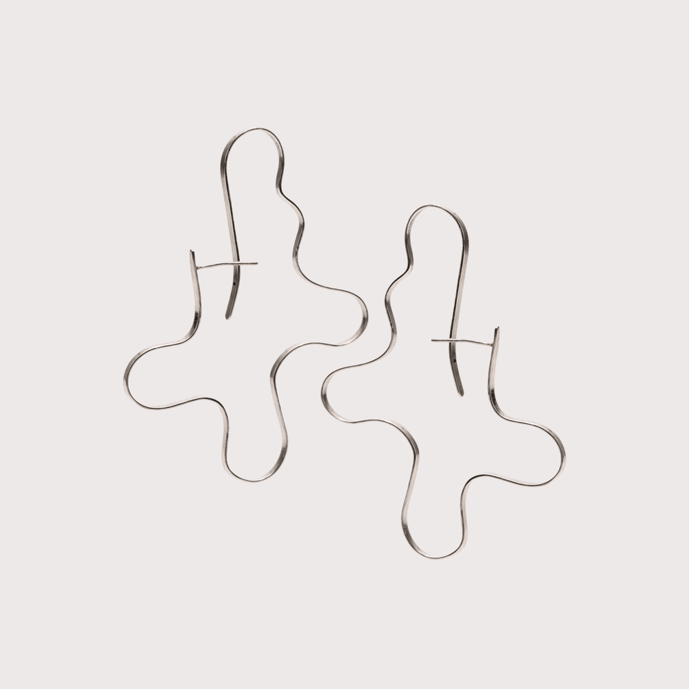 Flat Liquen Earrings by MAZ at White Label Project