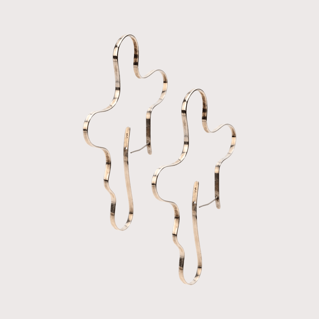 Flat Liquen Earrings by MAZ at White Label Project