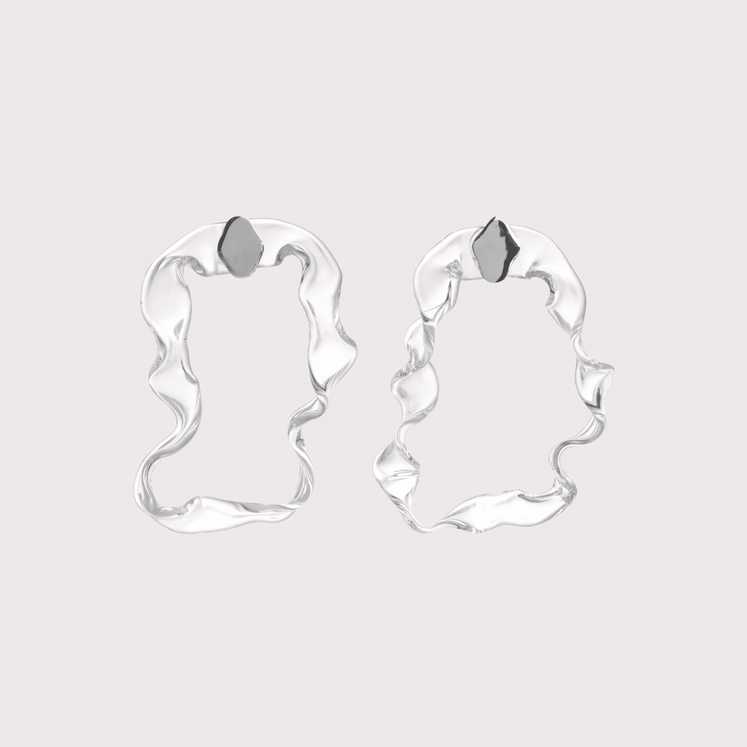 Glass Liquen Hoops by MAZ at White Label Project