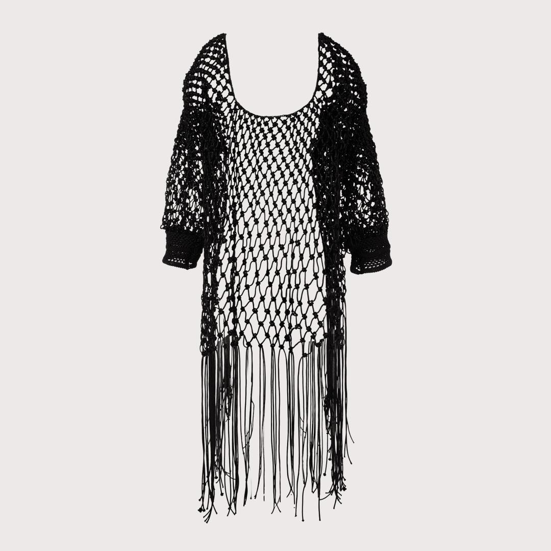 Macrame Mesh Shirt by MAZ at White Label Project