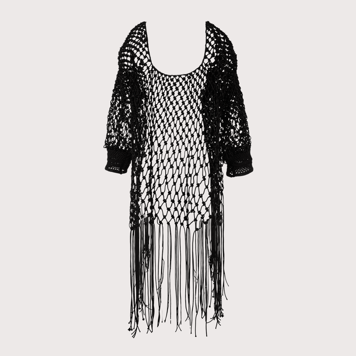 Macrame Mesh Shirt by MAZ at White Label Project