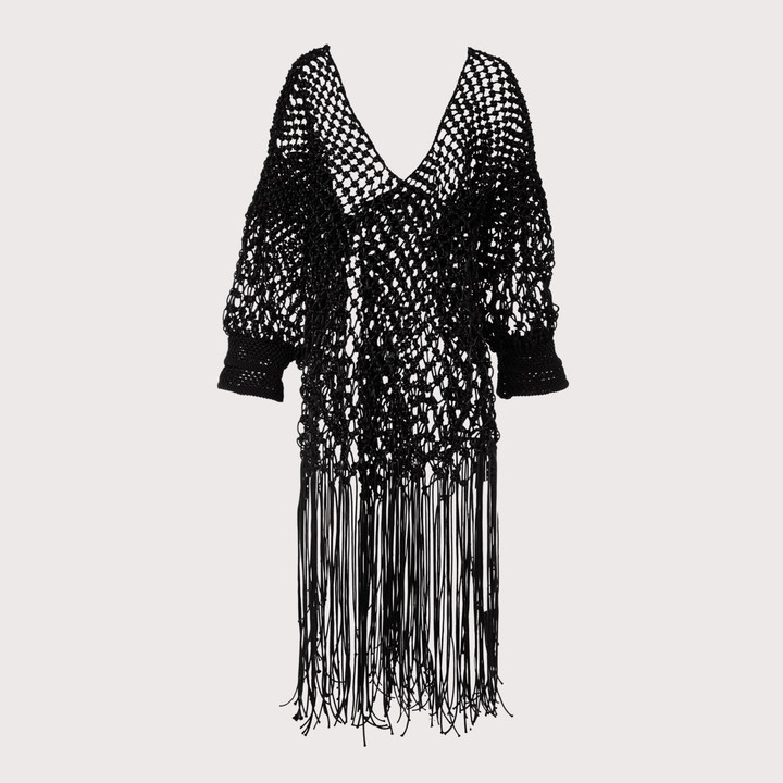 Macrame Mesh Shirt by MAZ at White Label Project