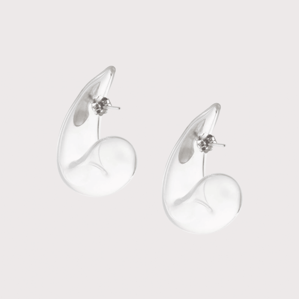 Medium Glass Drop Earrings by MAZ at White Label Project