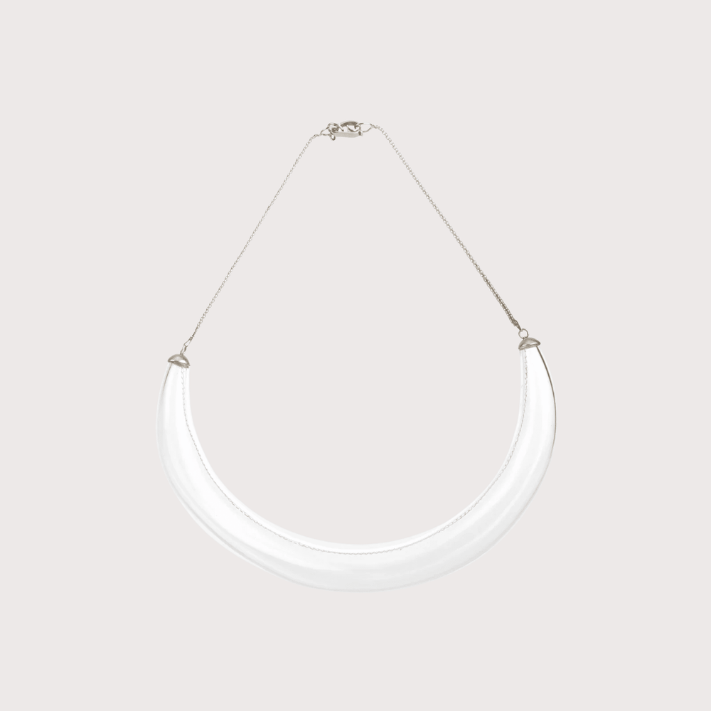 Slim Glass Choker by MAZ at White Label Project